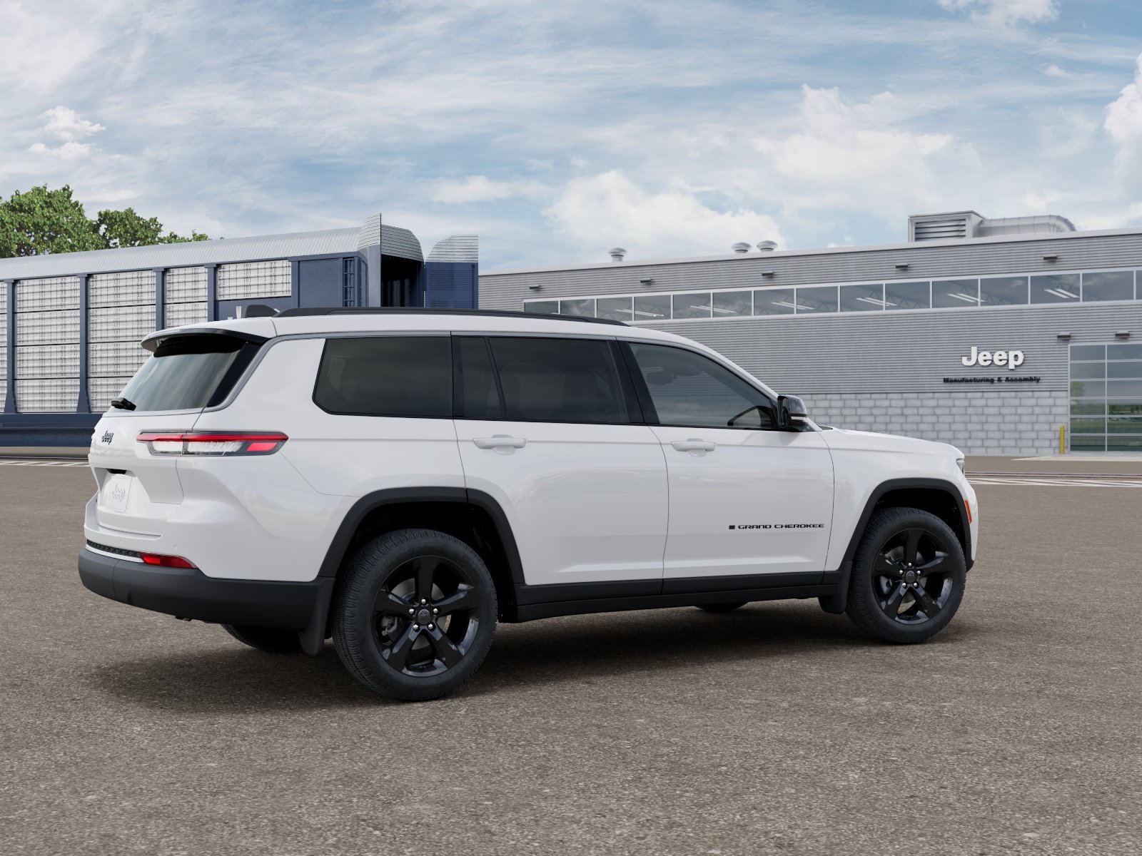 New 2027 Bright White Clear-Coat Paint Jeep Limited image 2