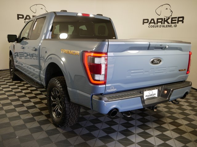 Used 2023 Azure Gray Metallic Tri-Coat Ford Crew Cab Tremor image 7