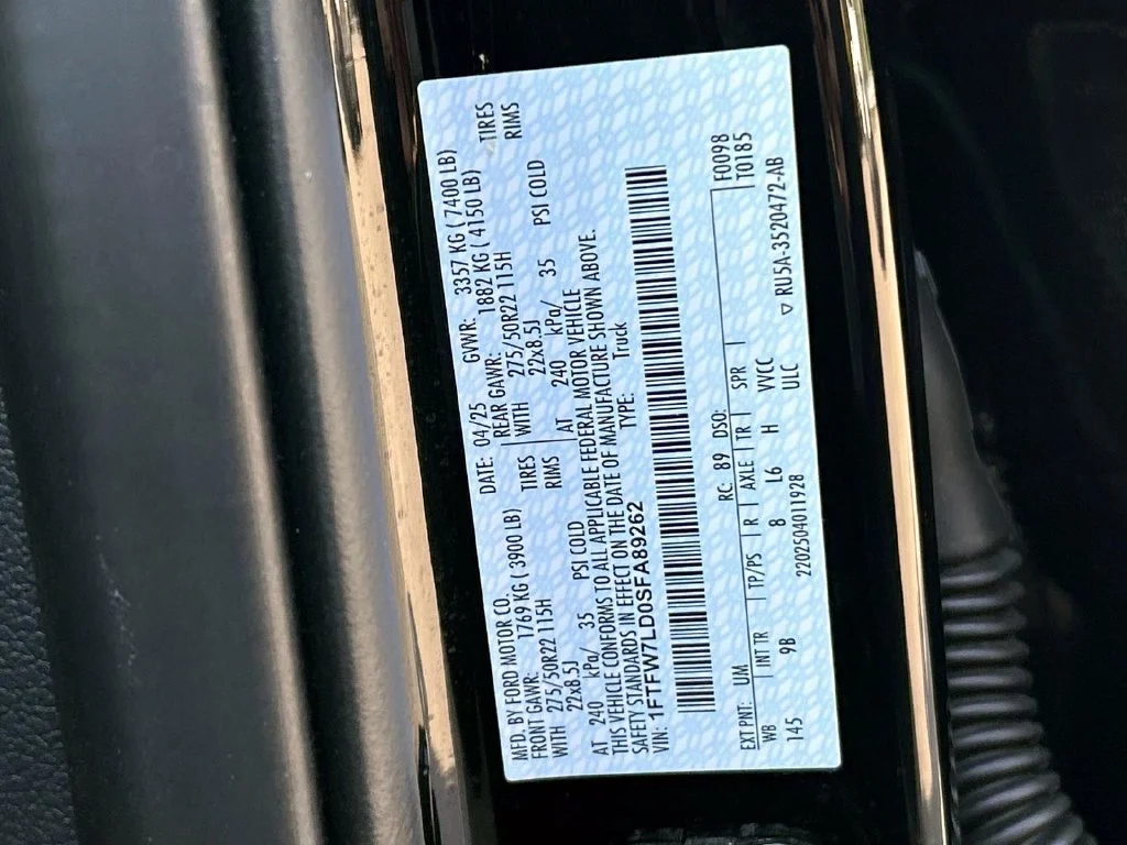 Used 2025 Black Ford Platinum image 10
