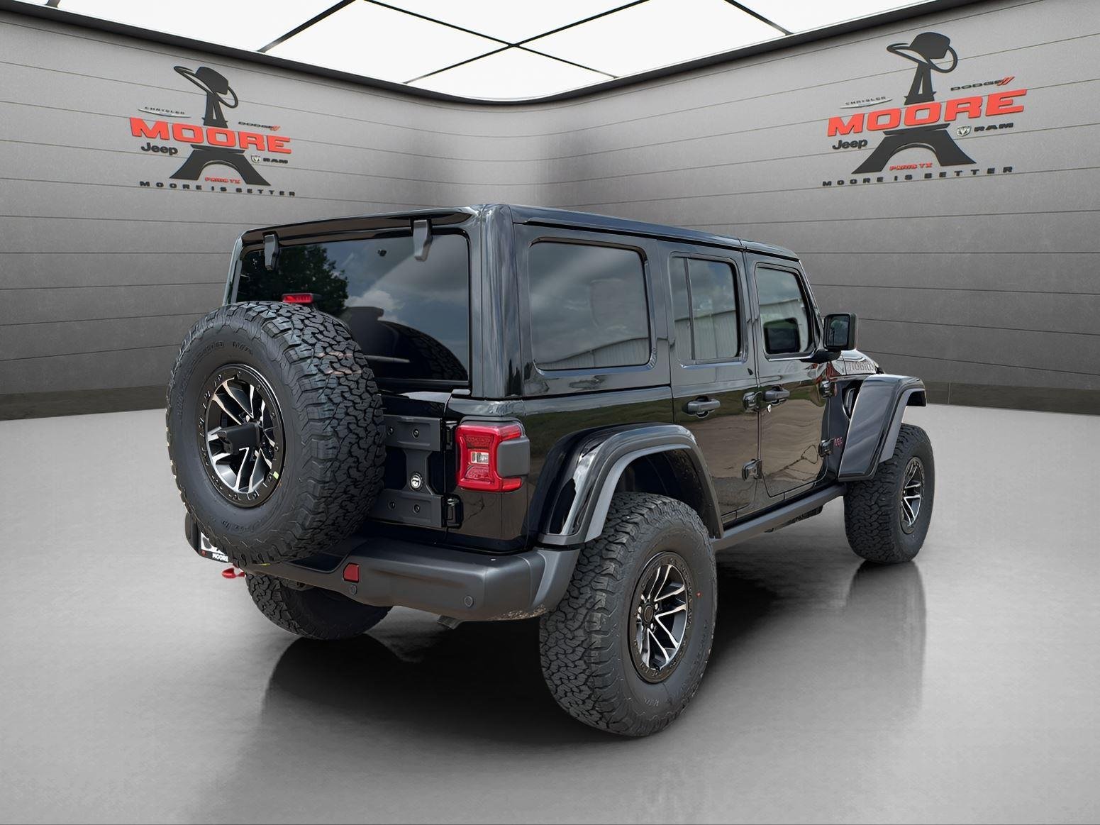 New 2026 Black Clear-Coat Exterior Paint Jeep Rubicon X image 8