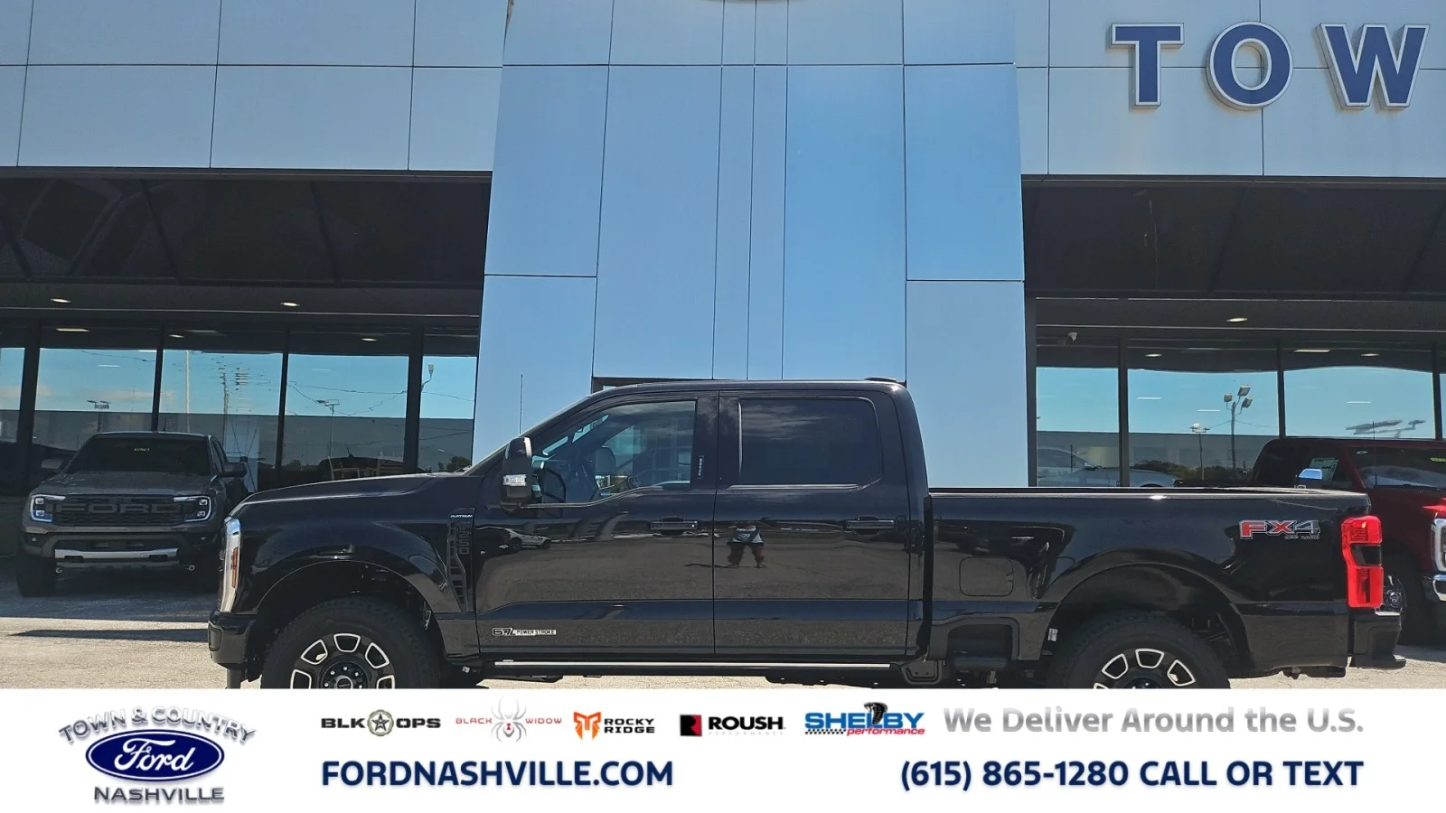 New 2026 Agate Black Metallic Ford Platinum 4WD image 1