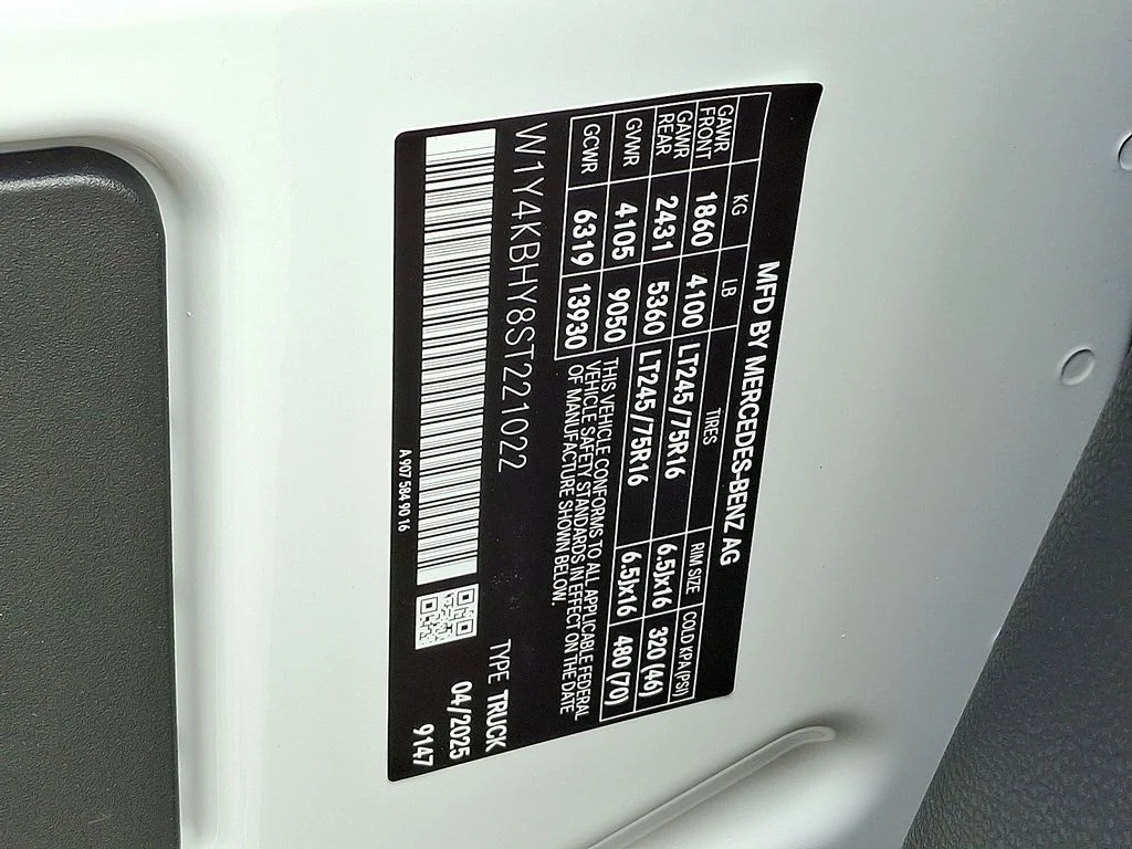 2025 Mercedes-Benz Sprinter Cargo Van Base - Photo 15