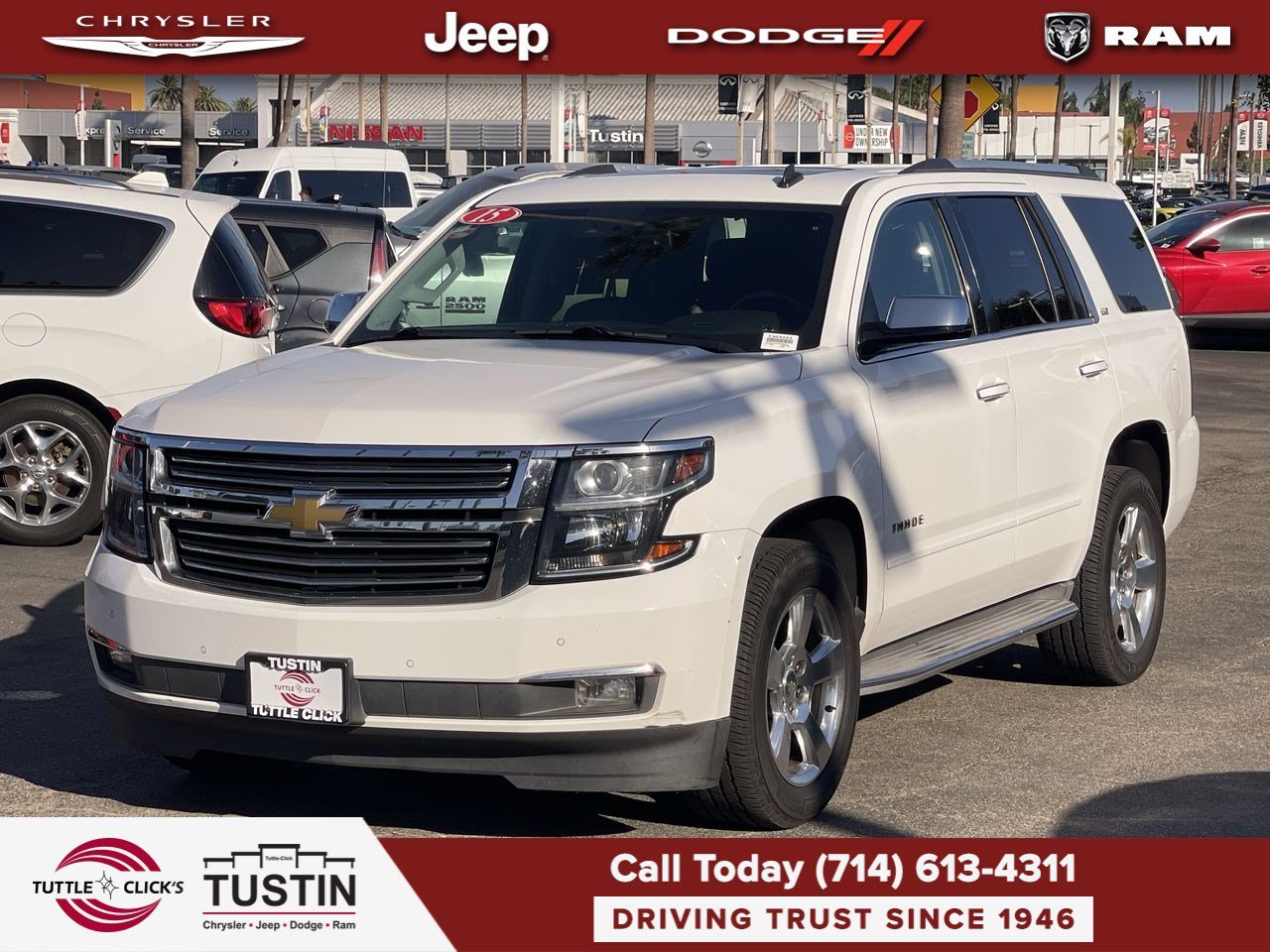 Used 2015 Summit White Chevrolet LTZ image 3