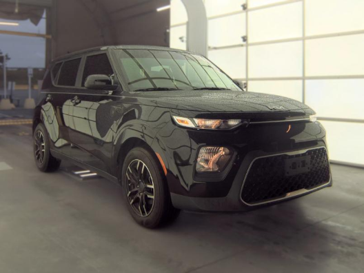 Used 2022 Black Kia LX image 1