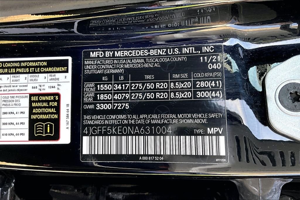 Certified Used 2022 Black Mercedes-Benz GLS 450 image 35