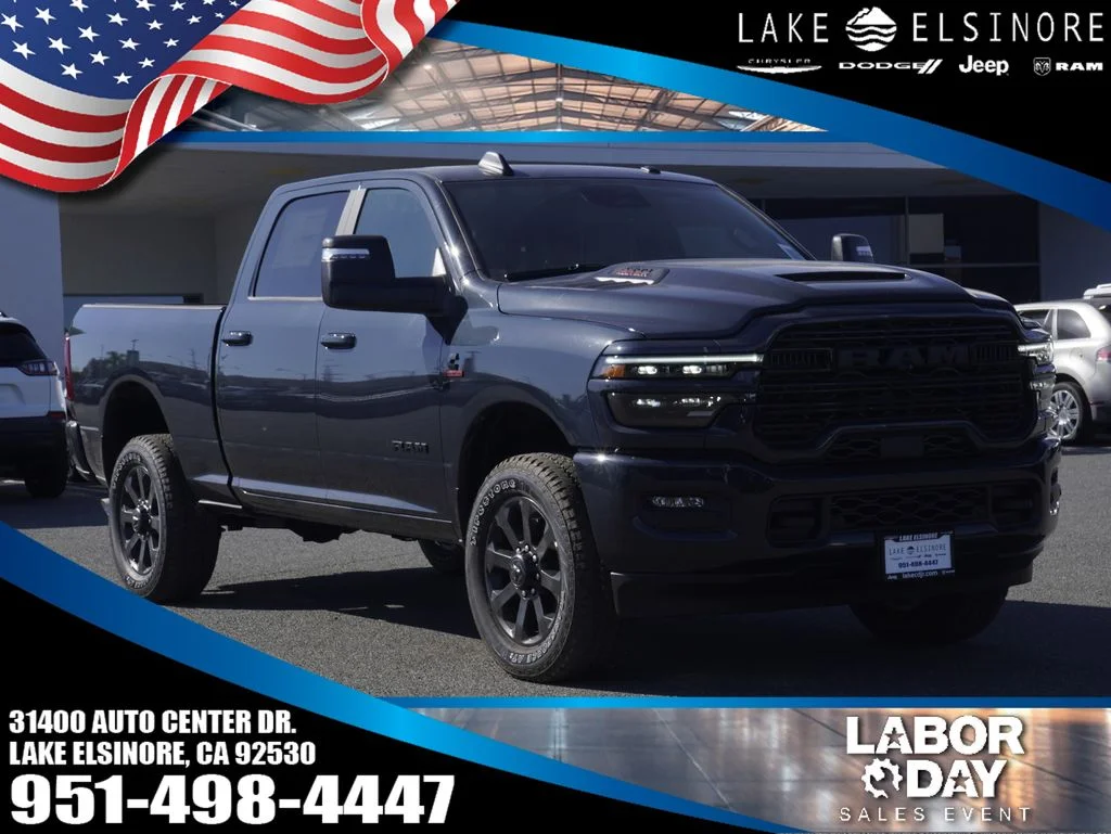 New 2026 Forged Blue Metallic Exterior Paint RAM Laramie image 1