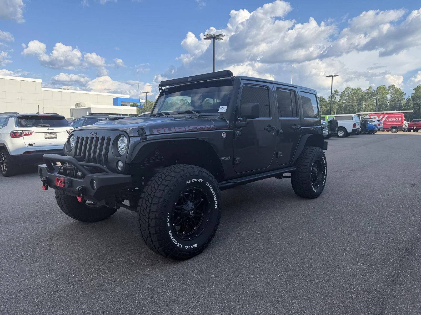 Used 2017 Granite Crystal Metallic Clearcoat Jeep Rubicon Recon image 1
