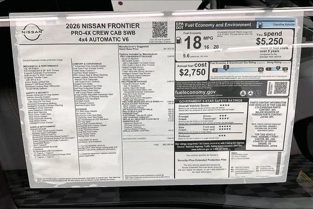 New 2026 Citrus Strike Nissan PRO-4X image 39