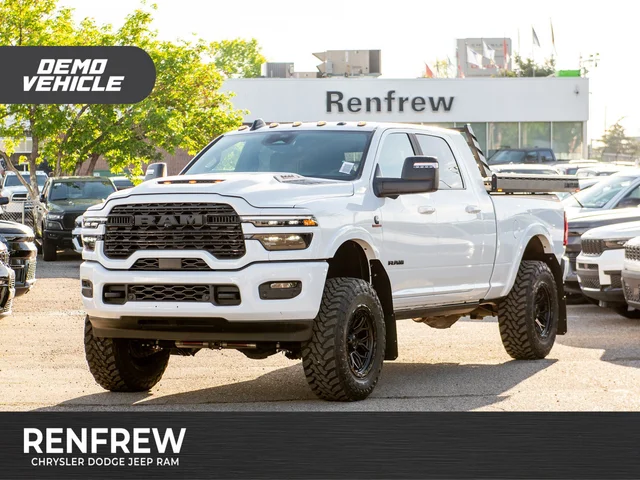 2026 RAM 3500 Limited* Mega Cab, 37 Inch Tires, 5 Inch Lift, Limitless Sled Deck