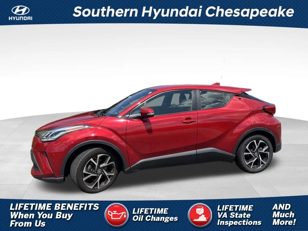 Used 2021 Red Toyota XLE image 1