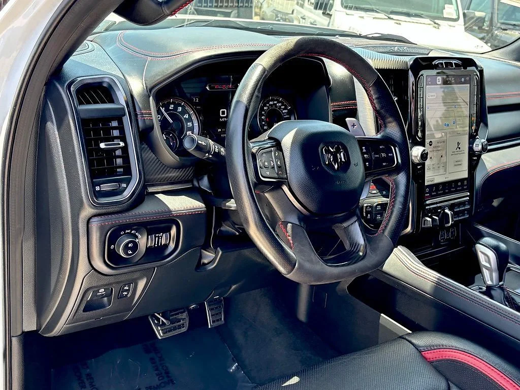 Used 2022 Bright White Clear Coat Ram TRX image 21