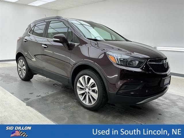 Used 2018 Black Cherry Metallic Buick Preferred image 3