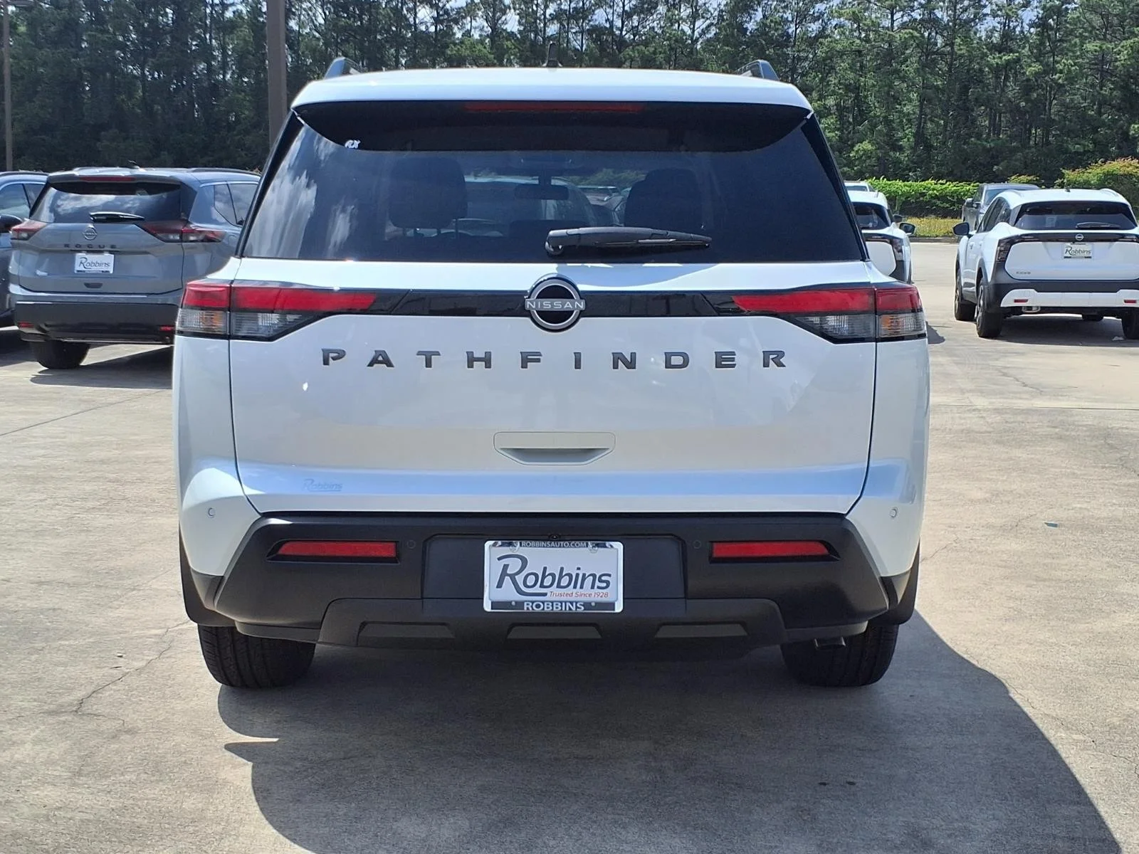 2026 Nissan Pathfinder SV White at Robbins Nissan