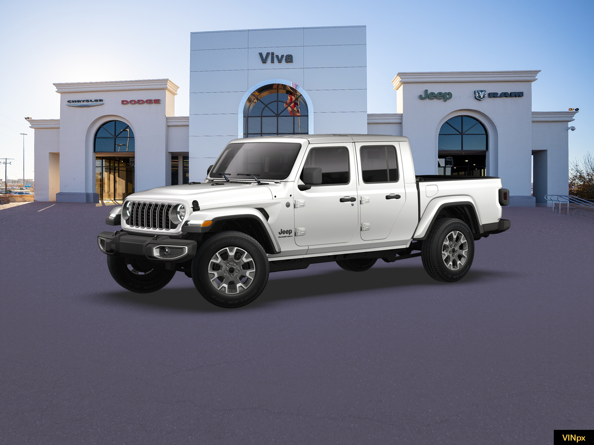 New 2026 Bright White Clearcoat Jeep Sahara image 2
