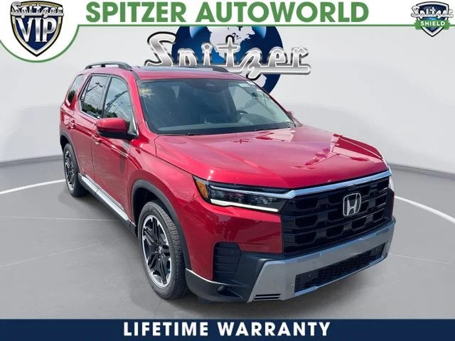 New 2026 Radiant Red Metallic II Honda AWD Touring Blackout image 1