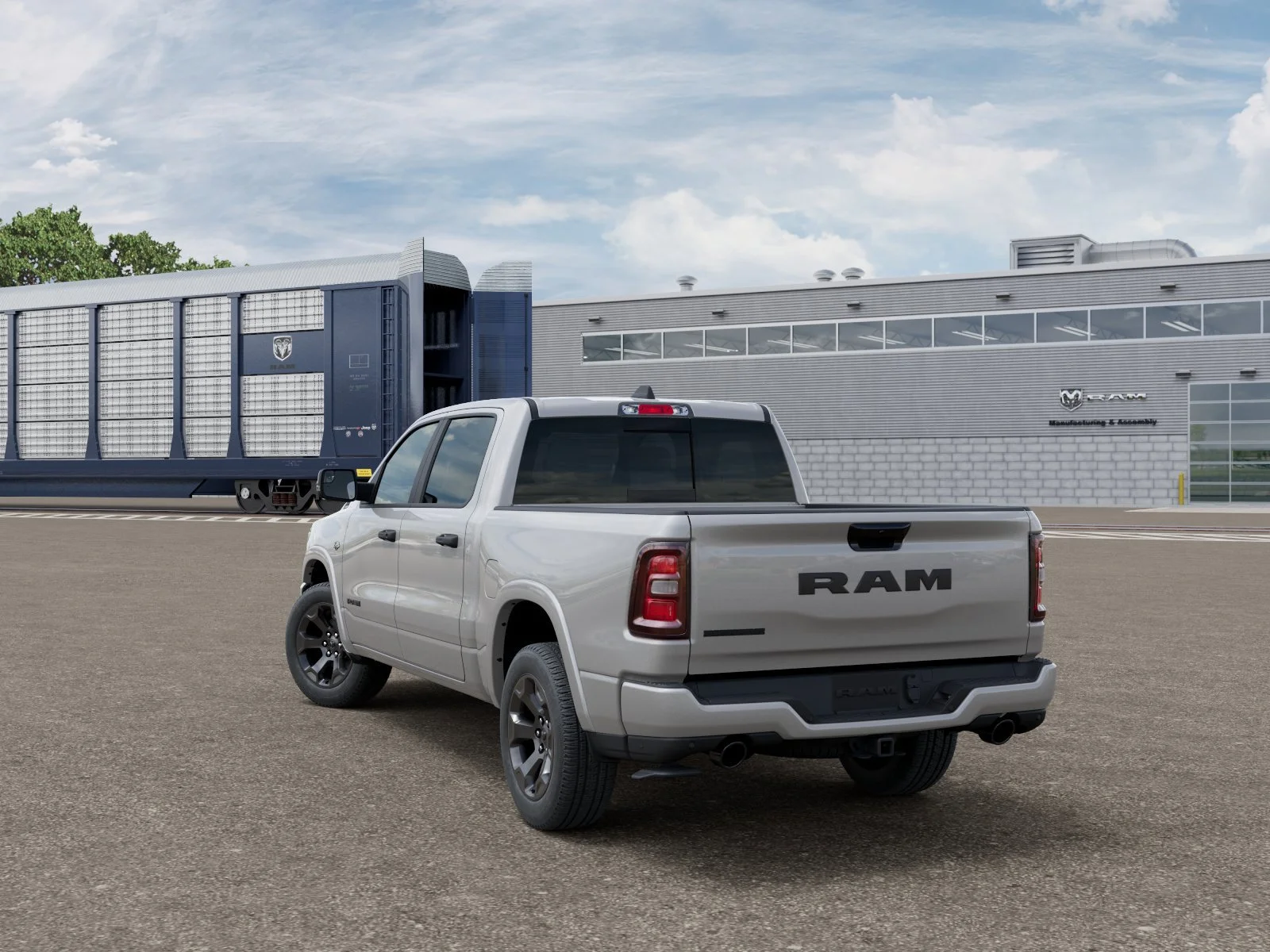 New 2026 Silver Zynith Exterior Paint RAM Big Horn/Lone Star image 3