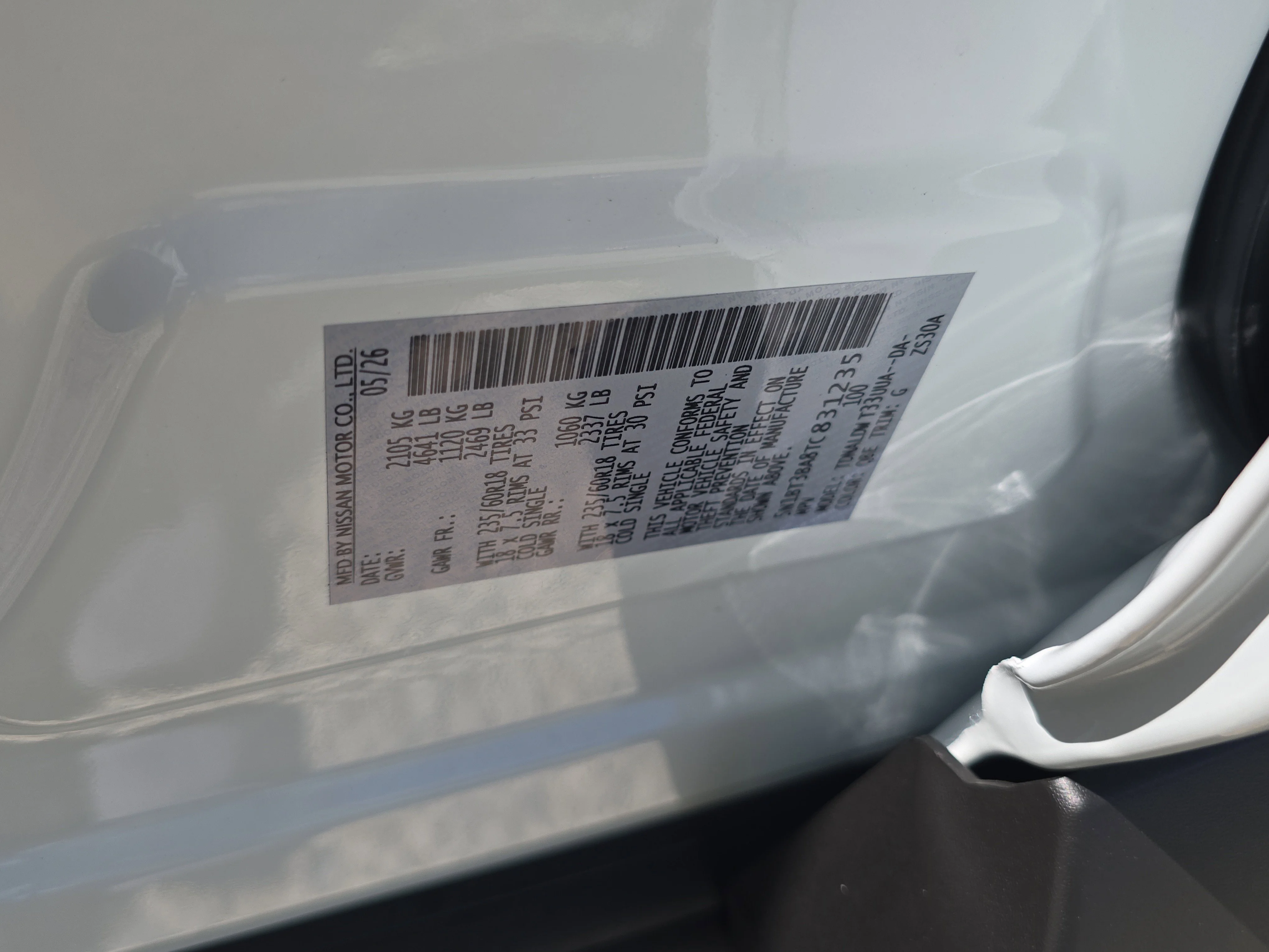 New 2026 Everest White Pearl TriCoat Nissan SV image 34