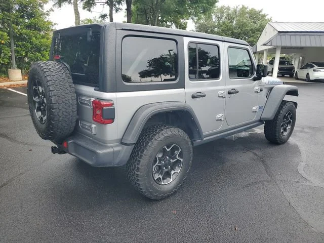 Used 2021 Billet Silver Metallic Clearcoat Jeep Unlimited Rubicon image 4