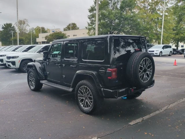 Used 2022 Black Jeep Unlimited Sahara 4xe image 3