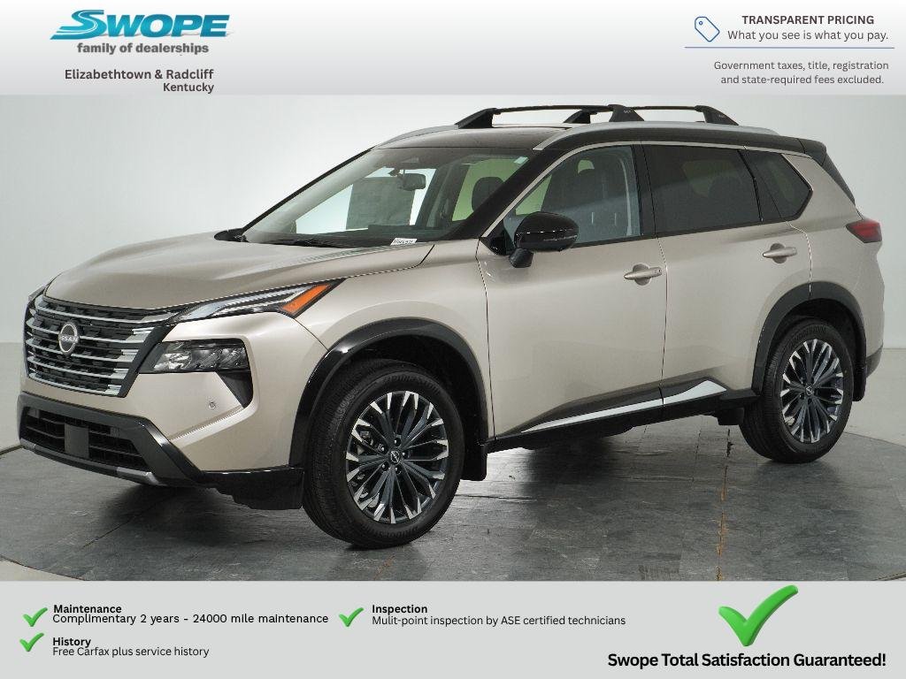 New 2026 Champagne Silver Metallic / Super Black Two-tone Nissan Platinum image 8