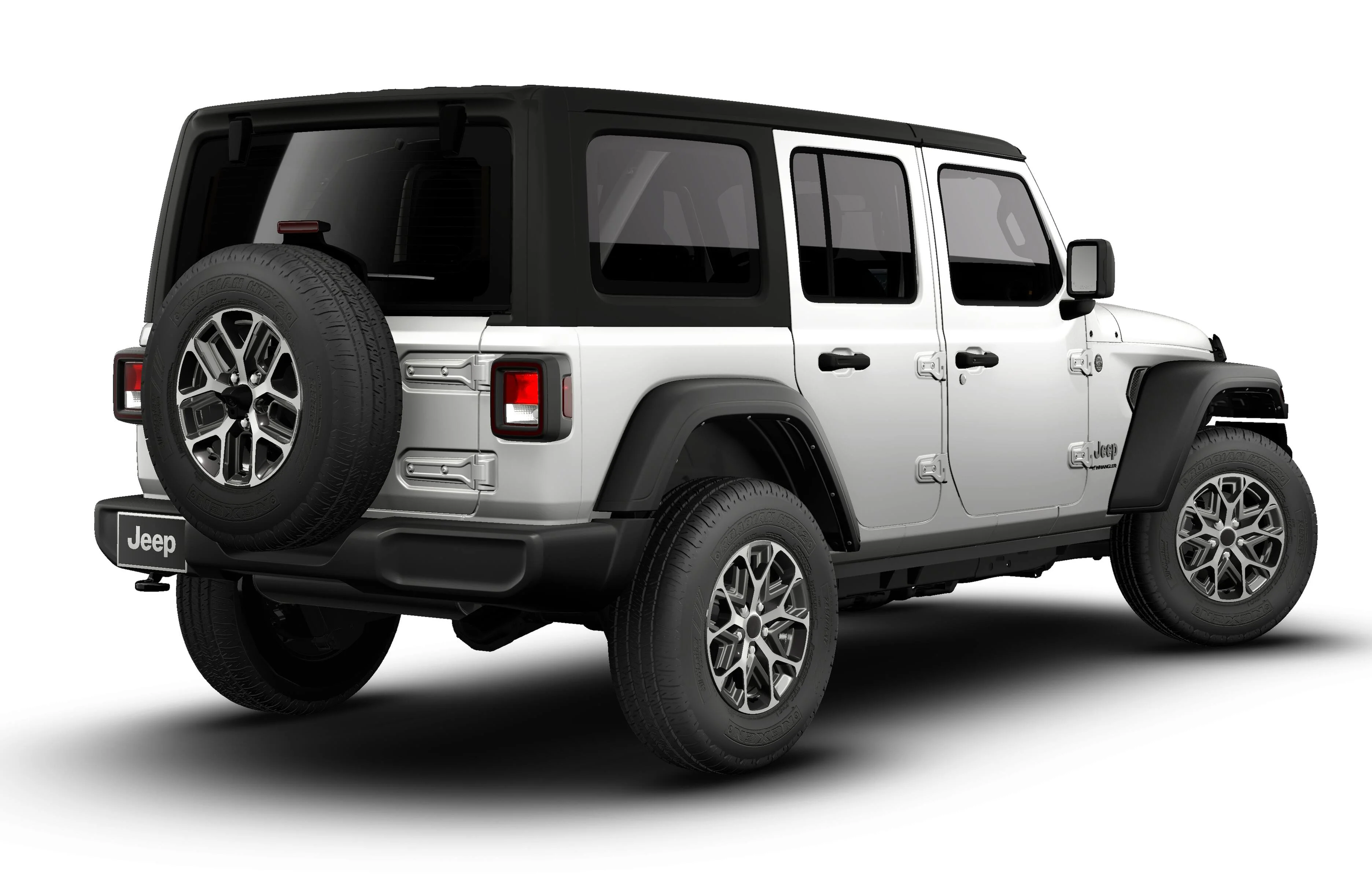 New 2026 Bright White Clear-Coat Exterior Paint Jeep Sport S image 14