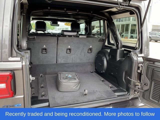 Used 2021 Gray Jeep Unlimited Sahara 4xe image 6