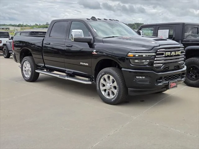 New 2026 Diamond Black Crystal Pearl-Coat Exterior Paint RAM Laramie image 1