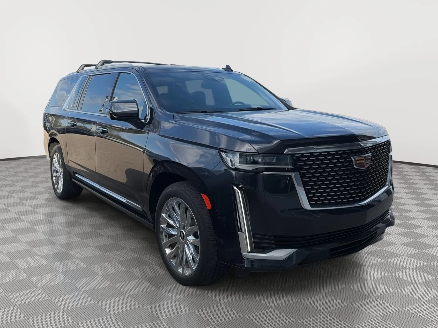 Used 2024 Galactic Gray Metallic Cadillac Premium Luxury image 2