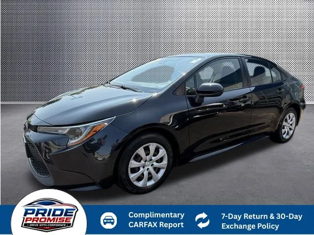 Used 2020 Black Toyota LE image 1