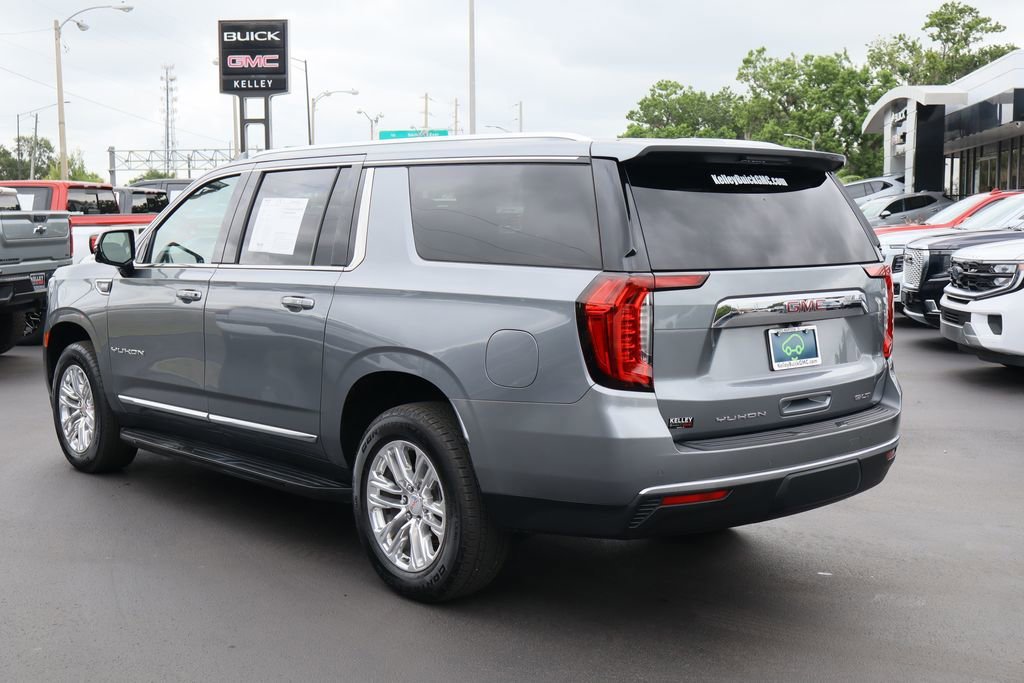 Used 2021 SATIN STEEL METALLIC GMC SLT image 7