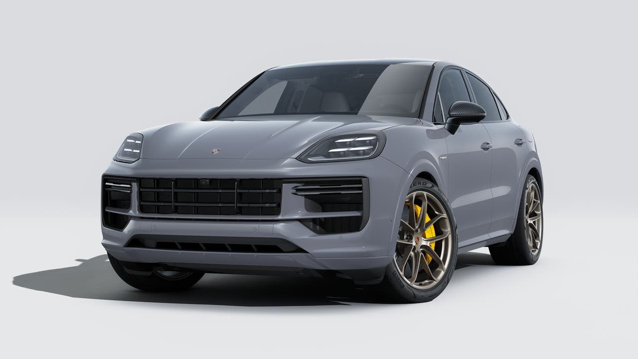 New 2026 Arctic Grey Porsche Turbo E-Hybrid Coupe image 1