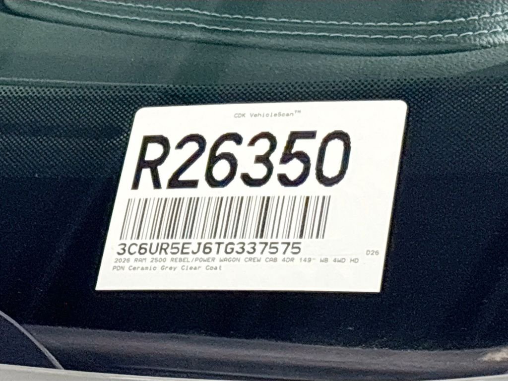 New 2026 Ceramic Gray Clear-Coat Exterior Paint RAM Rebel image 25