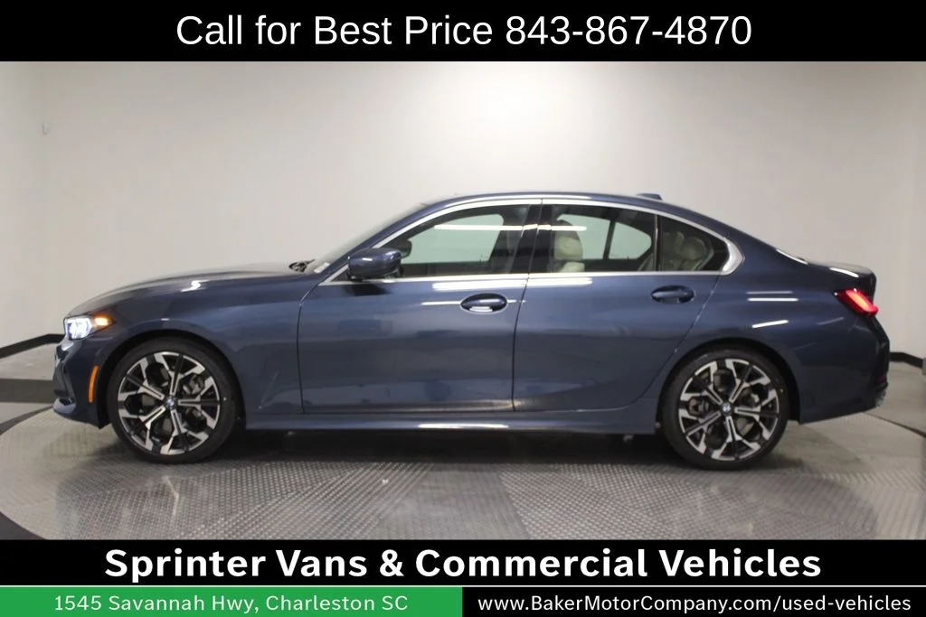 Used 2025 Blue Metallic BMW 330i image 2