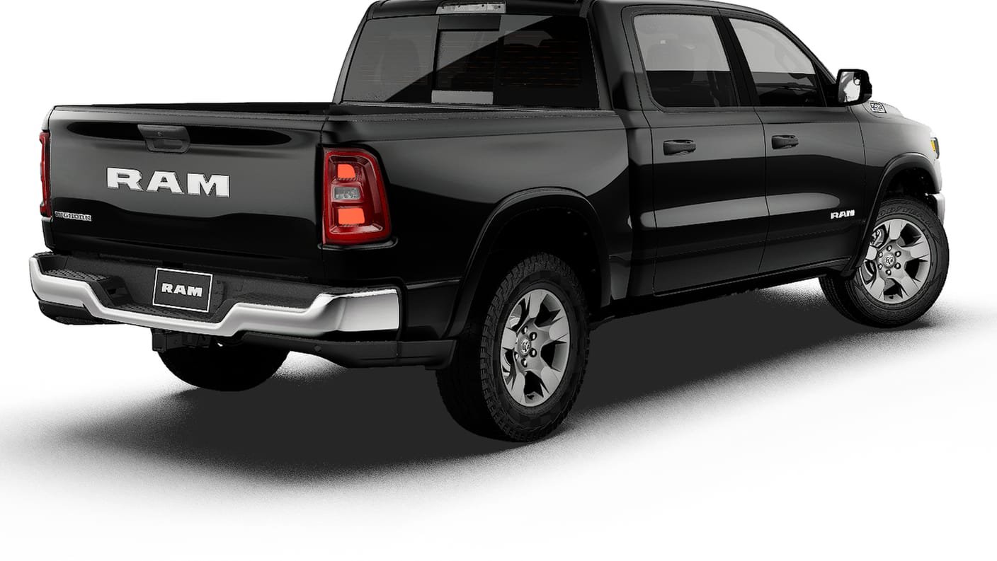 New 2027 Diamond Black Crystal Pearl-Coat Exterior Paint RAM Big Horn/Lone Star image 13