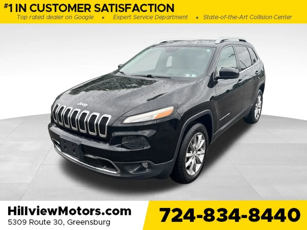 Used 2018 Diamond Black Jeep Limited image 1