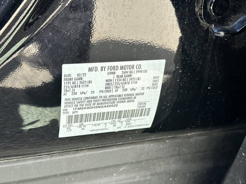 Used 2022 Agate Blackmetallic Ford XLT image 44