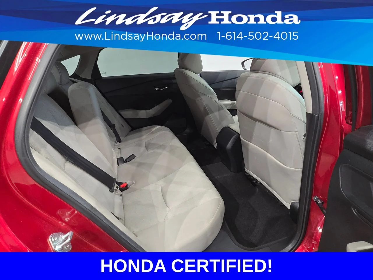 Certified Used 2024 Radiant Red Metallic Honda EX image 9