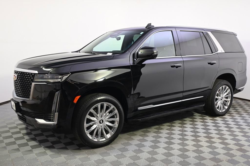 Certified 2023 Cadillac Escalade Premium Luxury with VIN 1GYS4BKL1PR457772 for sale in Minneapolis, Minnesota