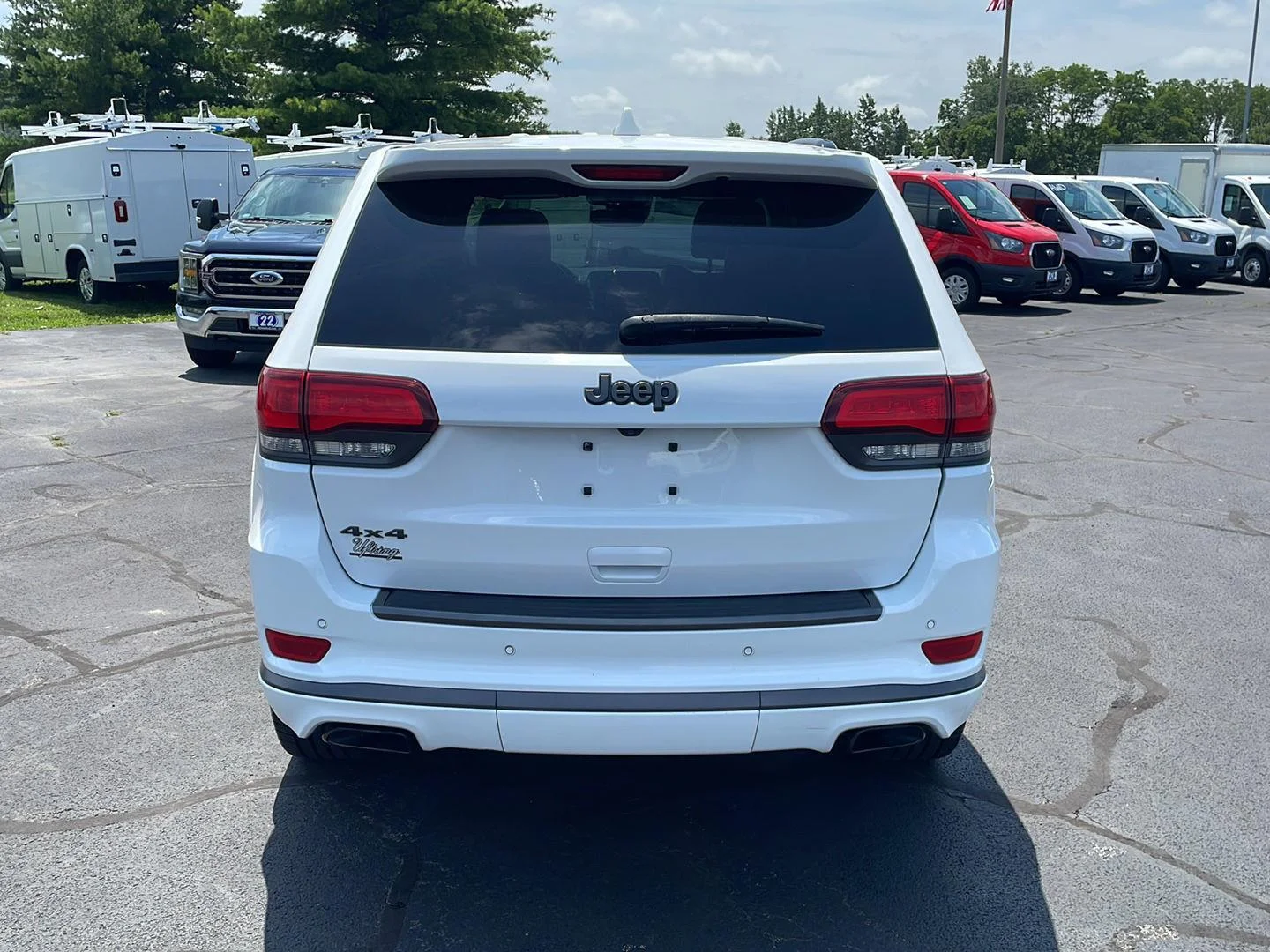 Used 2020 Bright White Clearcoat Jeep High Altitude image 4