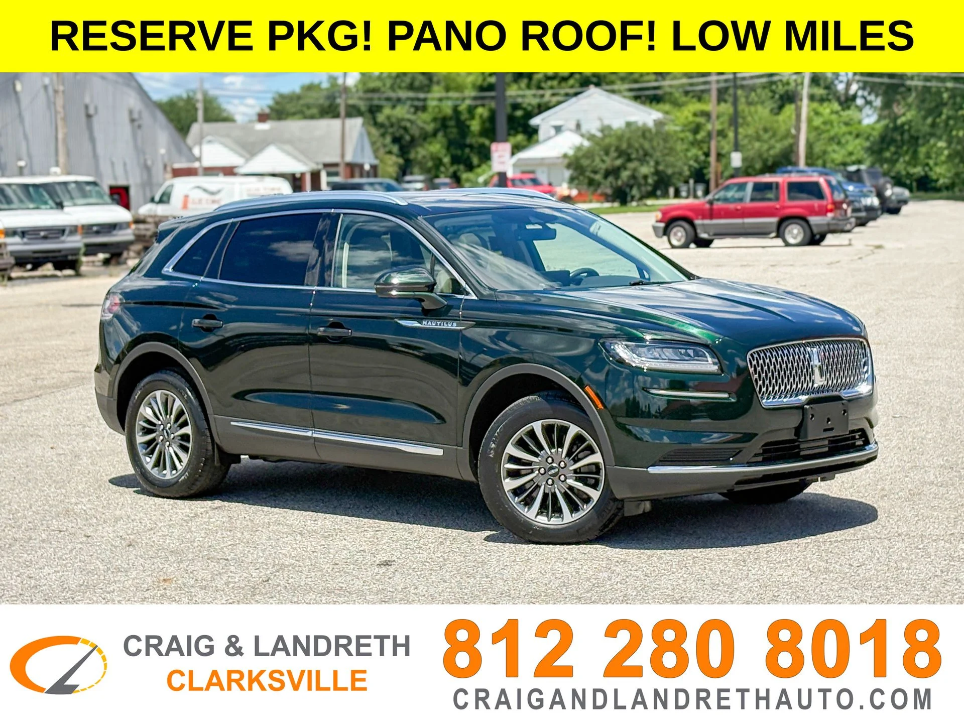 Used 2021 Green Lincoln Reserve image 1