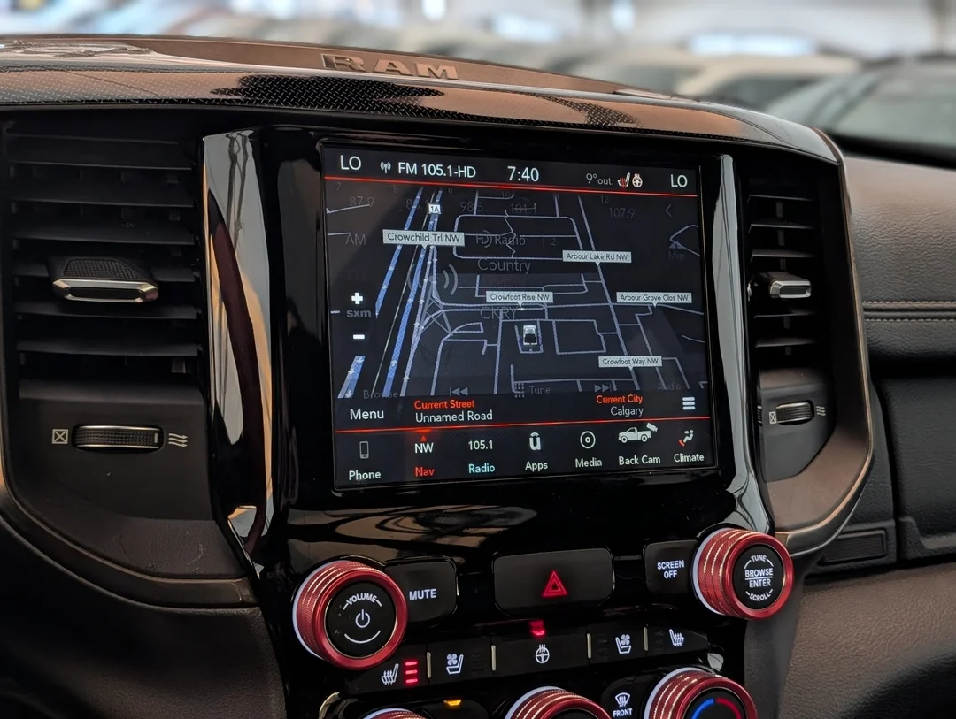 Used 2019 Red RAM Sport - Leather - Level II - Dual Pane Sunroof - Sport Hood - 8.4 Touchscreen image 24