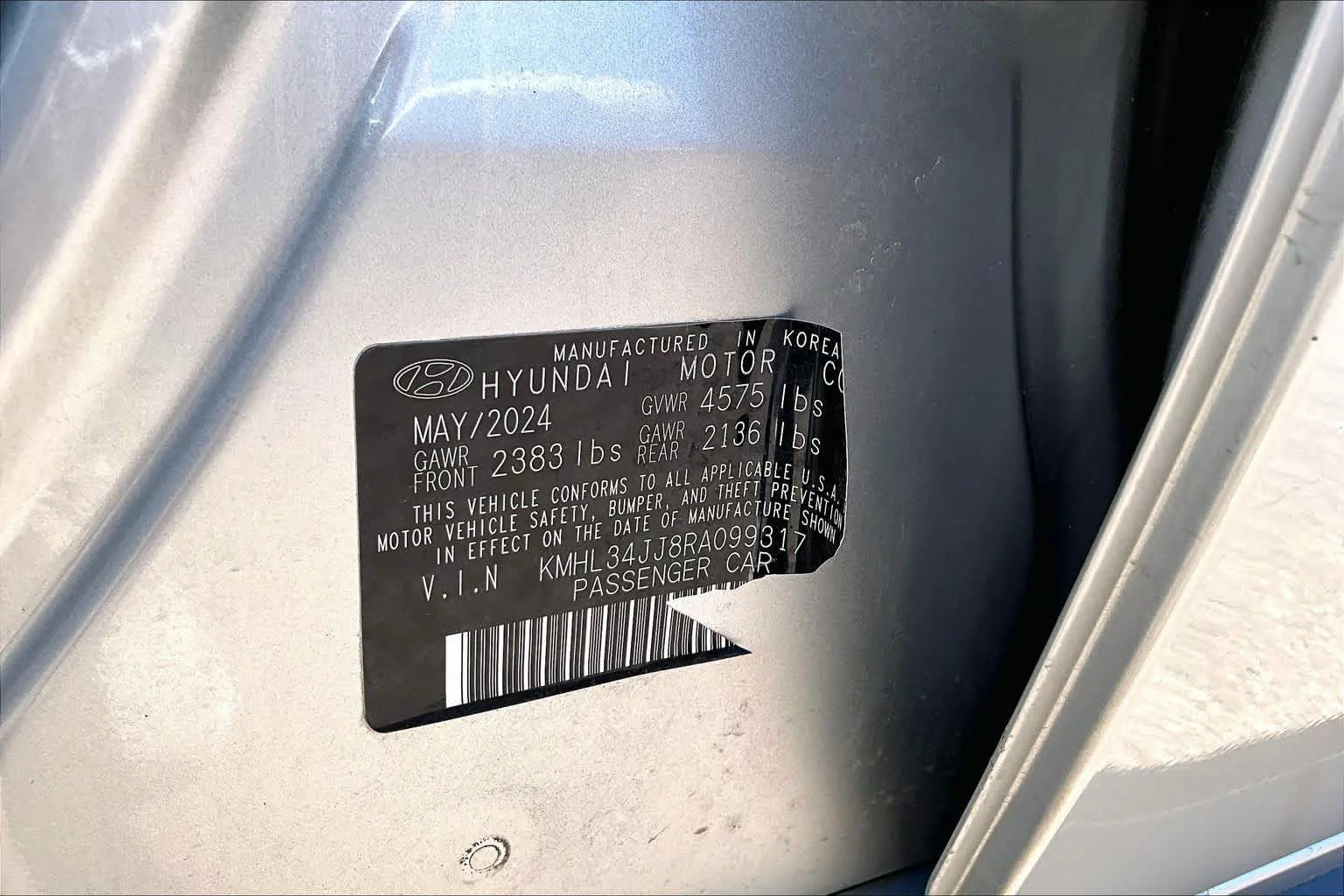 Used 2024 Aero Silver Hyundai SEL image 37