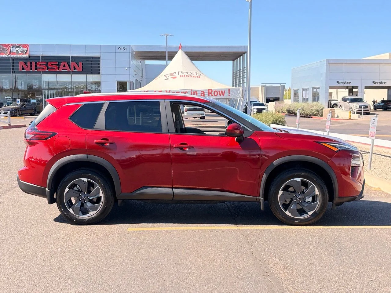 Used 2024 Scarlet Ember Tintcoat Nissan SV image 6