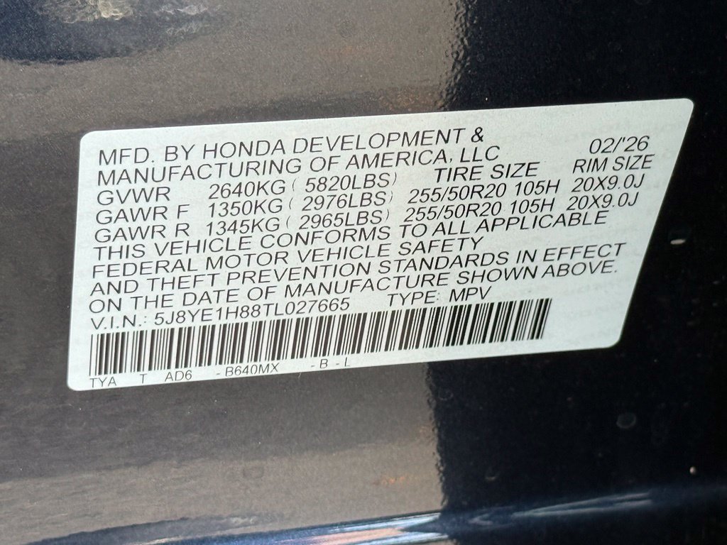 Certified Used 2026 Canyon River Blue Metallic Acura Advance Package image 30