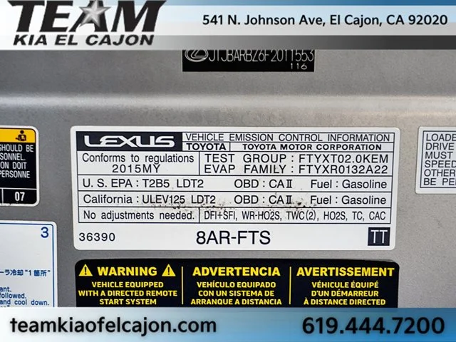 Used 2015 Silver Lexus 200t F Sport image 45