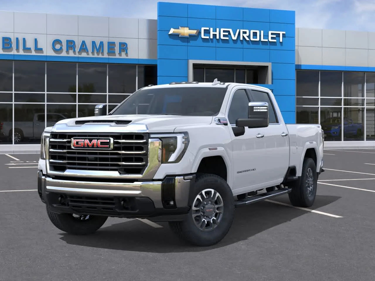 New 2026 Glacier White Tricoat GMC SLT image 31