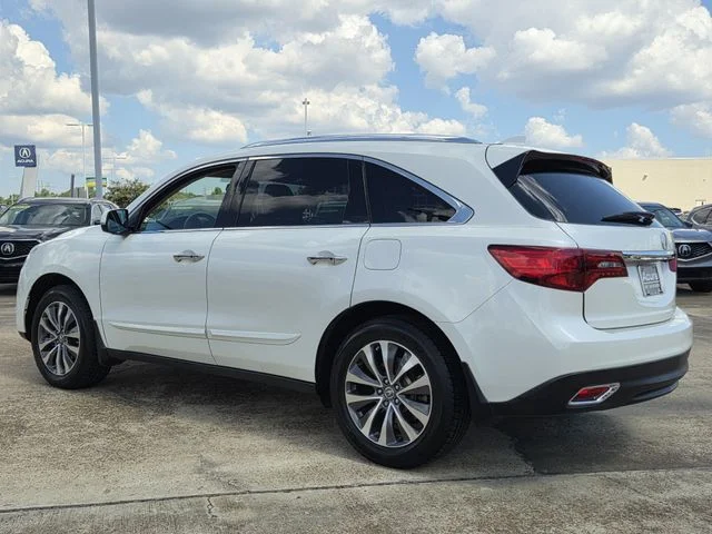 Used 2015 White Acura Tech Pkg image 6