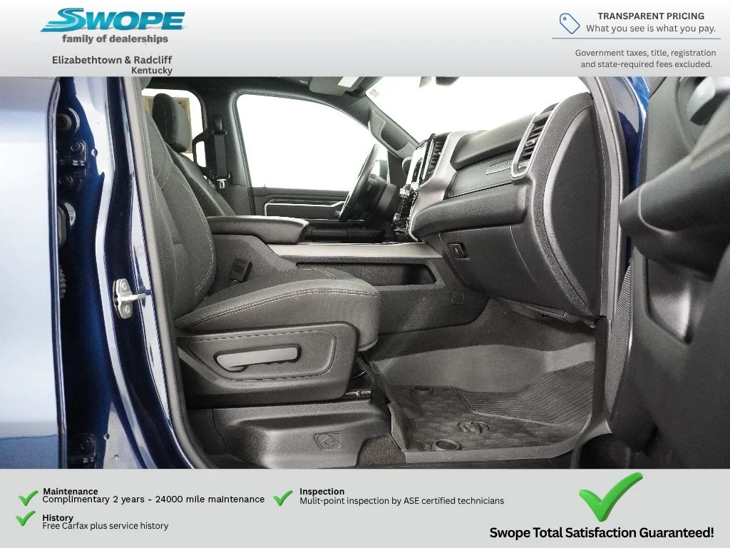 Used 2023 Patriot Blue Pearlcoat Ram Big Horn image 10