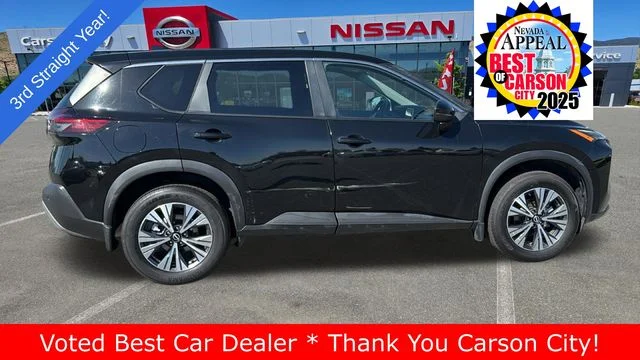 Used 2022 Nissan Rogue SV with VIN 5N1BT3BB3NC727201 for sale in Carson City, NV