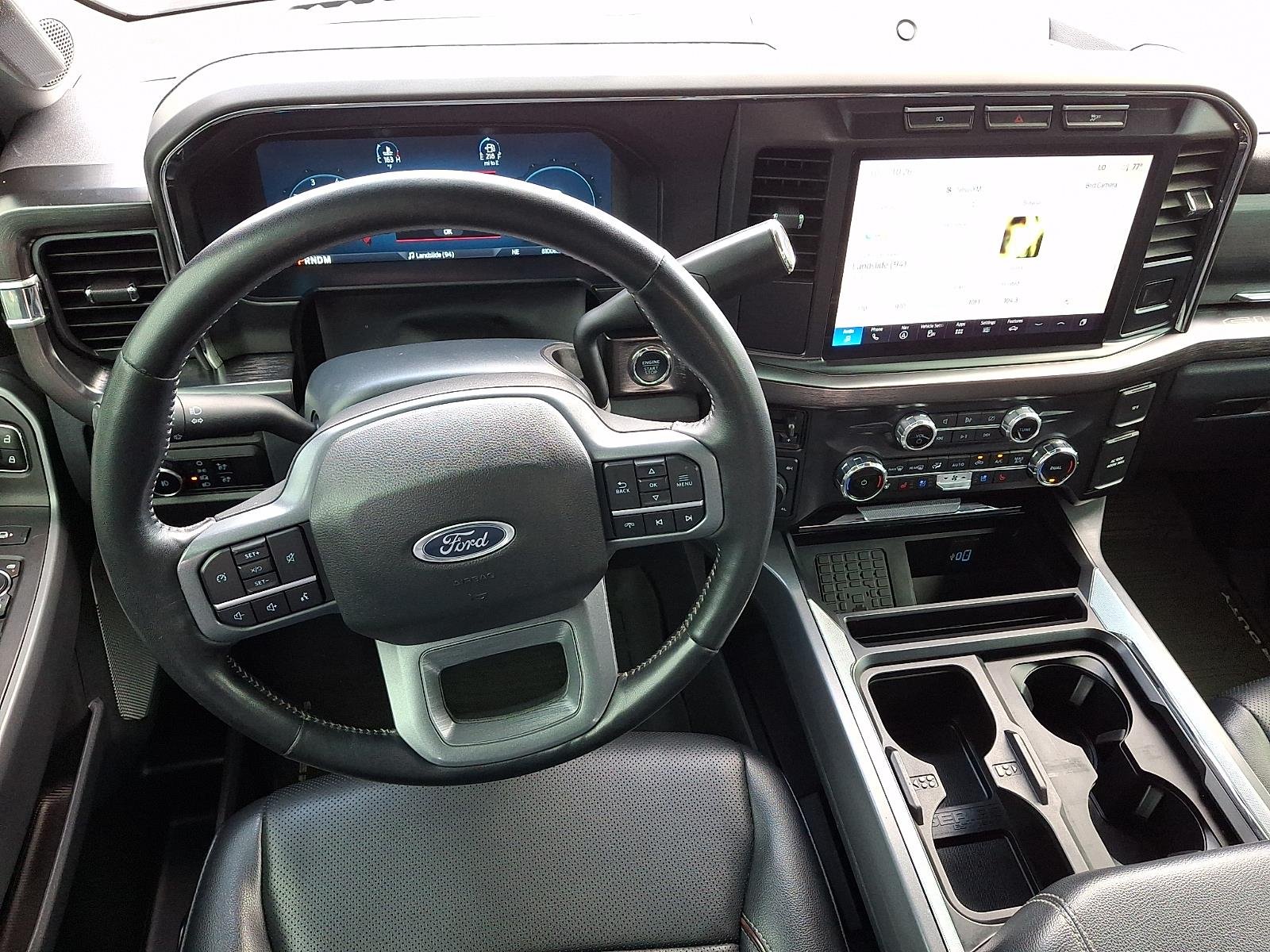 Used 2024 Carbonized Gray Metallic Ford LARIAT image 13